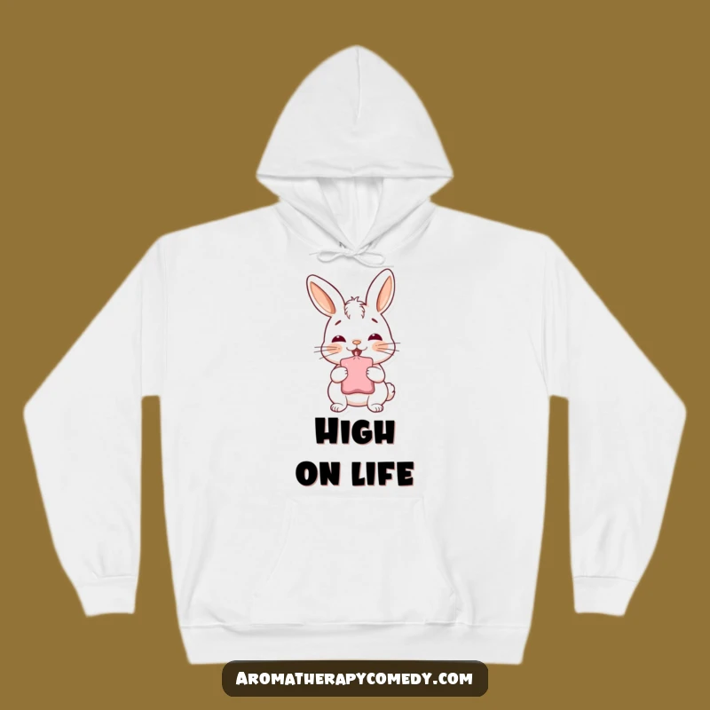 Cozy Funny Bunny Sachet Hoodie: Warmth and Whiff of Laughter, Perfect Funny Gift