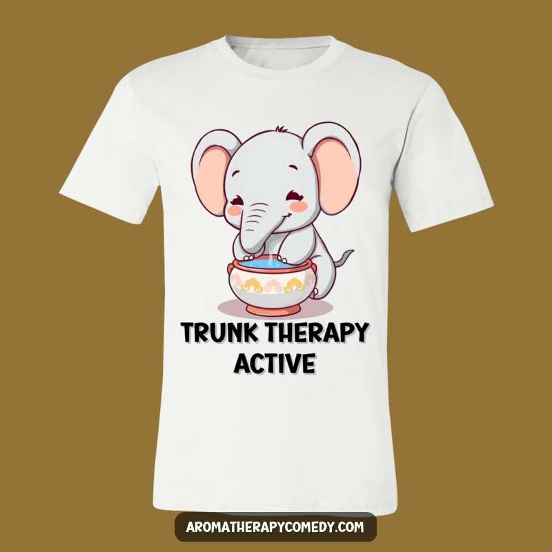 Funny Elephant Incense Tee: Happy Trunk Delight Shirt, Ideal Funny Gift